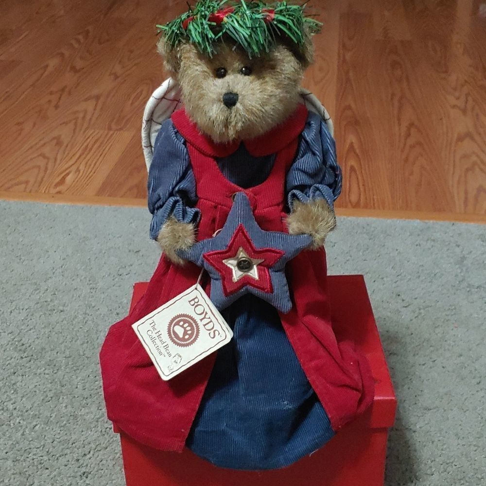 Boyds Bear Tree Topper Joella Angelstar NWT